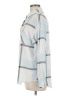 Just Polly Plaid Blue Long Sleeve Blouse Size M - photo 5