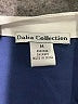 Dalia Collection 100% Rayon Blue Long Sleeve Blouse Size M - photo 7
