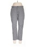 Gap Outlet Houndstooth Gray Casual Pants Size 12R - photo 1