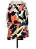 Etcetera Print Orange Casual Skirt Size 2 - photo 1