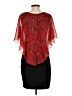 En Focus Studio Red Cocktail Dress Size 4 - photo 2