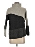 French Connection Color Block Gray Turtleneck Sweater Size S - photo 1