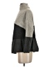 French Connection Color Block Gray Turtleneck Sweater Size S - photo 5