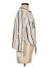 Harper Stripes Ivory Long Sleeve Blouse Size M - photo 4