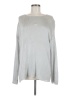 DKNY 100% Rayon Silver Long Sleeve Top Size M - photo 1