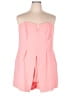 Material Girl Solid Pink Romper Size XXL - photo 1