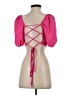 Shein 100% Polyester Pink Tube Top Size 4 - photo 2