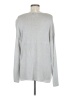 DKNY 100% Rayon Silver Long Sleeve Top Size M - photo 2