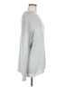 DKNY 100% Rayon Silver Long Sleeve Top Size M - photo 4