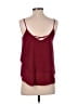 Alya Burgundy Sleeveless Top Size S - photo 2