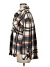 E&M Collection 100% Polyester Plaid Brown Long Sleeve Blouse Size M - photo 5