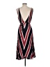 Unbranded Stripes Burgundy Cocktail Dress Size 8 - photo 2