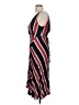 Unbranded Stripes Burgundy Cocktail Dress Size 8 - photo 5