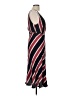 Unbranded Stripes Burgundy Cocktail Dress Size 8 - photo 4