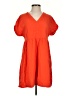 Universal Thread 100% Cotton Solid Orange Casual Dress Size XS - photo 1