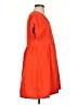 Universal Thread 100% Cotton Solid Orange Casual Dress Size XS - photo 4