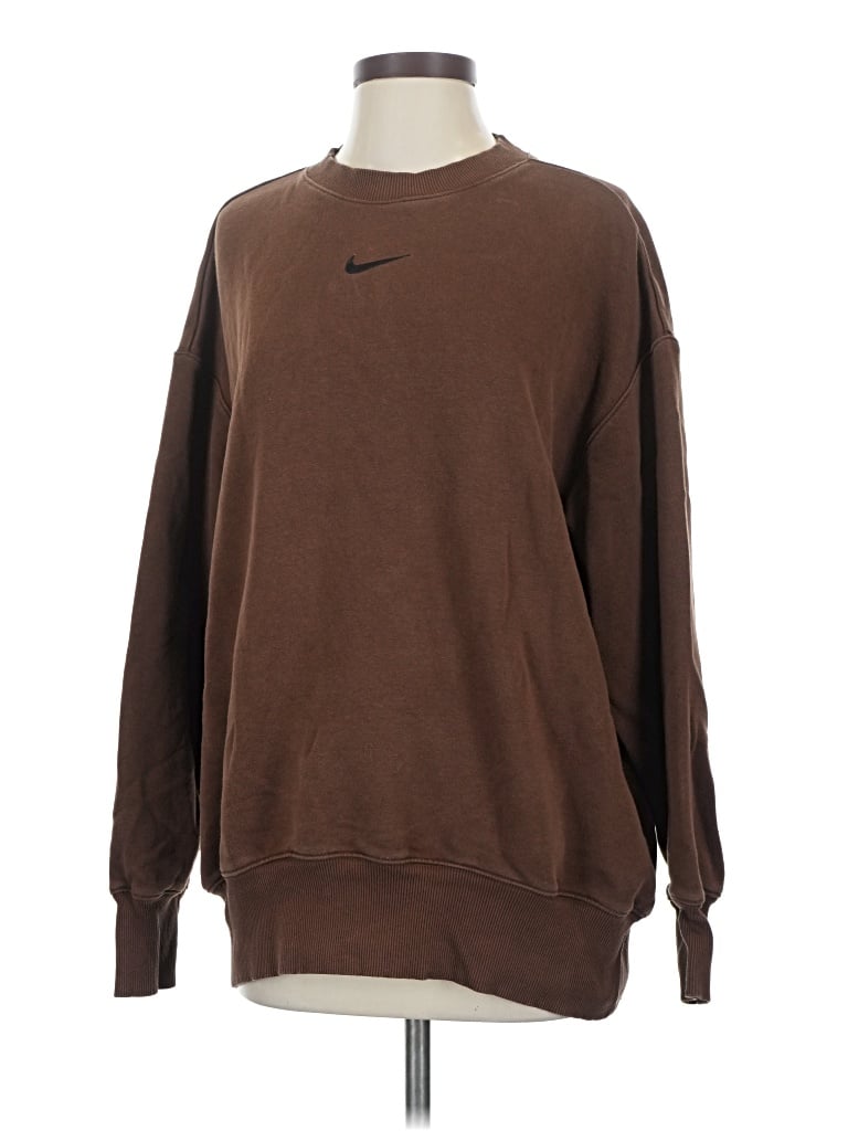 Pre-owned Nike Sweatshirt In Brown
