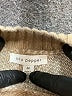 Blu Pepper 100% Polyester Checkered-gingham Tan Turtleneck Sweater Size M - photo 7