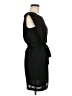 C. Luce Solid Black Casual Dress Size M - photo 4
