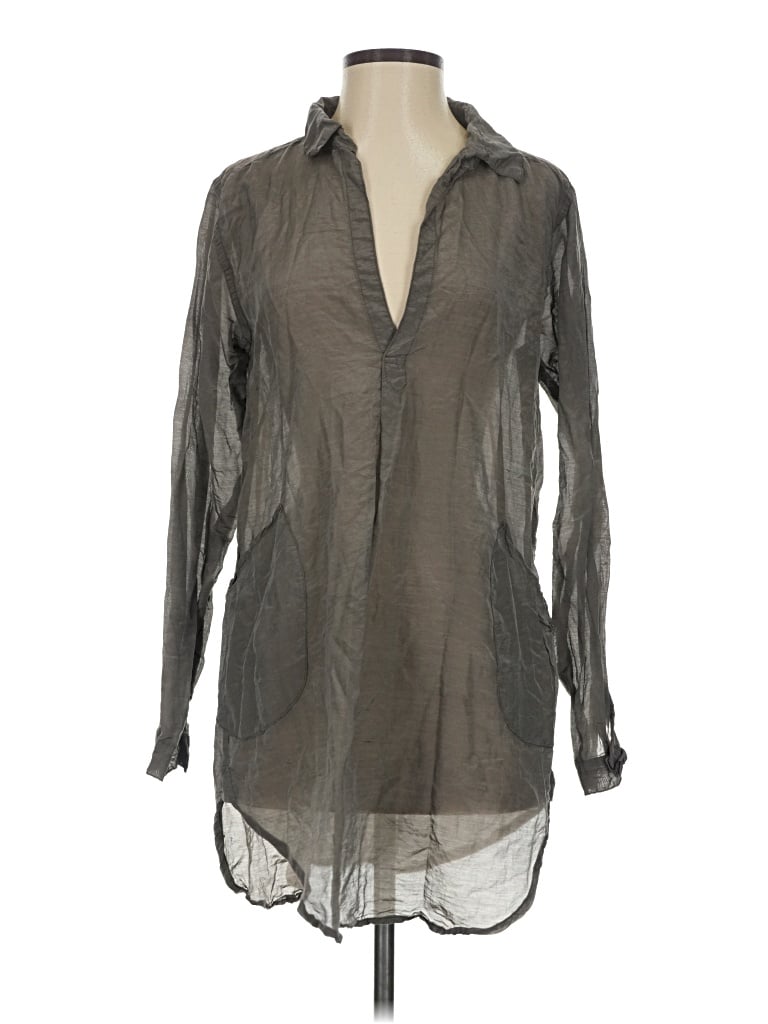 Cp Shades Long Sleeve Blouse In Gray