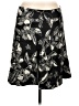 Merona Print Black Casual Skirt Size 10 - photo 1