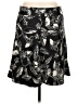 Merona Print Black Casual Skirt Size 10 - photo 2