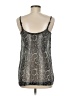 Lively 100% Polyester Silver Sleeveless Blouse Size M - photo 2