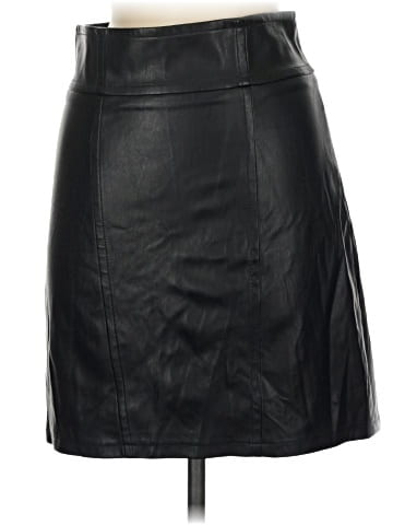 Express Faux Leather Skirt (view 1)