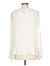 Ann Taylor LOFT 100% Polyester Ivory Long Sleeve Top Size L - photo 2