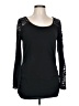 Ambiance Black Long Sleeve Top Size L - photo 1