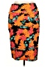 Lularoe Print Orange Casual Skirt Size XL - photo 2