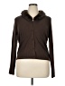 Jennifer Moore 100% Acrylic Brown Long Sleeve Button-Down Shirt Size XL - photo 1