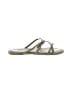 TKEES Silver Green Sandals Size 7 - photo 1