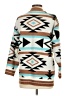 Unbranded 100% Acrylic Print Teal Pullover Sweater Size S - photo 2