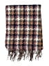 Mia + Tess 100% Polyester Plaid Brown Pink Scarf One size - photo 2
