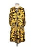 Free People 100% Viscose Yellow Kimono Size S - photo 1
