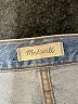 Madewell 100% Cotton Solid Blue Jeans Size 33 waist - photo 7