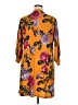 Aime Print Orange Casual Dress Size XL - photo 2