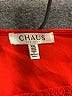 Chaus 100% Polyester Orange Short Sleeve Blouse Size XXL - photo 7