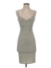 Olive Tree Solid Gray Cocktail Dress Size S - photo 1