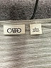Cato Silver Sleeveless T-Shirt Size L - photo 7
