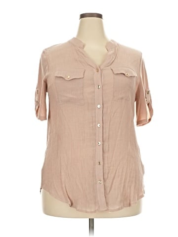 Perceptions Woman Short Sleeve Blouse (view 1)