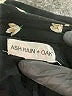 Ash Rain + Oak 100% Polyester Polka Dots Black Long Sleeve Blouse Size L - photo 7