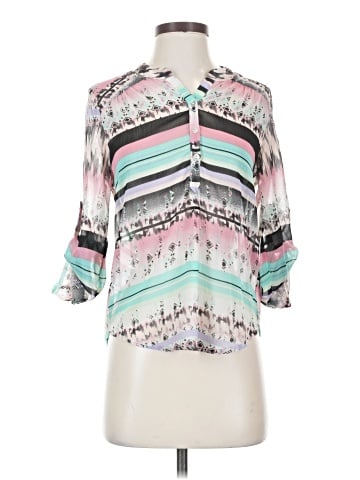 About A Girl 3/4 Sleeve Blouse (view 1)