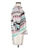 About A Girl 100% Polyester Print Pink 3/4 Sleeve Blouse Size XS - photo 4
