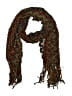 Unbranded Tweed Brown Green Scarf One size - photo 1