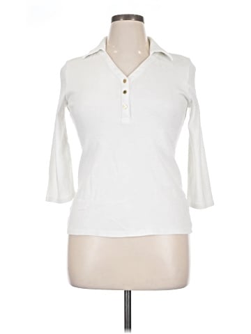Anne Klein Sport 3/4 Sleeve Button-Down Shirt (view 1)