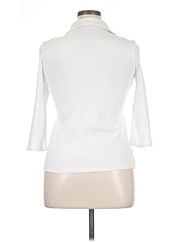 Anne Klein Sport 3/4 Sleeve Button-Down Shirt (view 2)