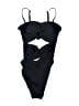 Assorted Brands Hearts Black One Piece Swimsuit Size L - photo 1