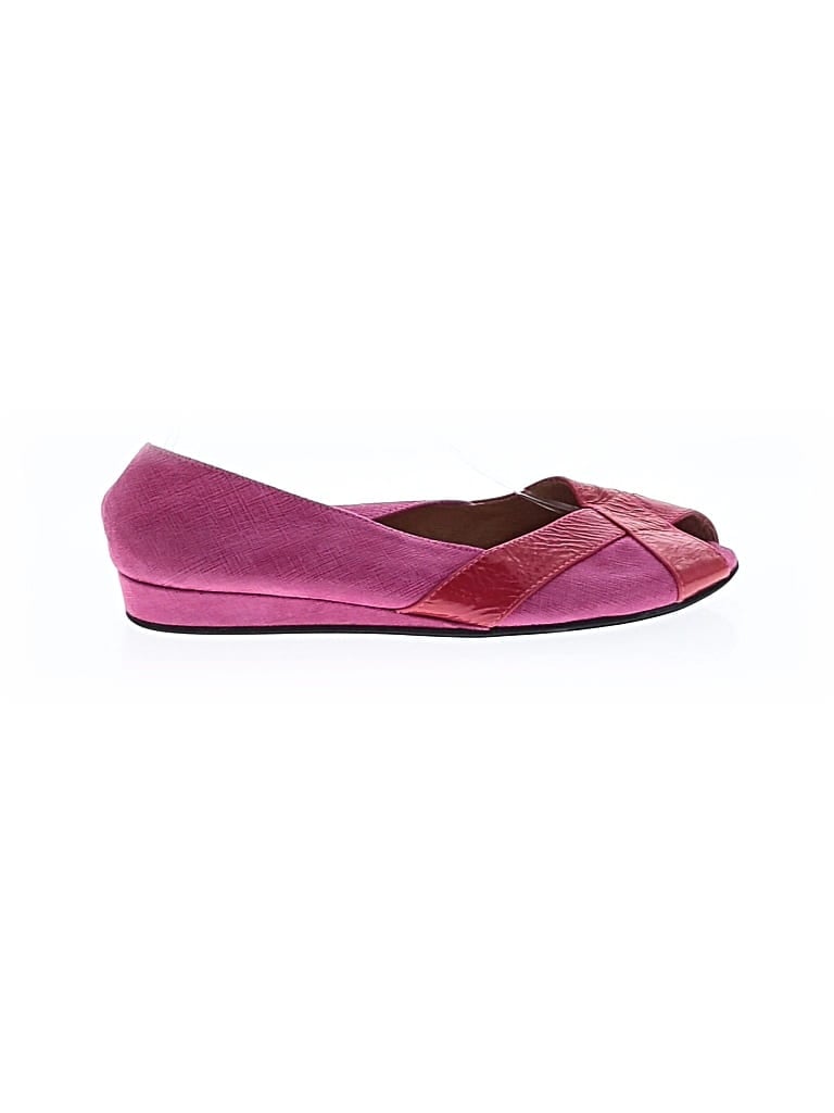 Pre-owned Fs/ny Flats In Pink